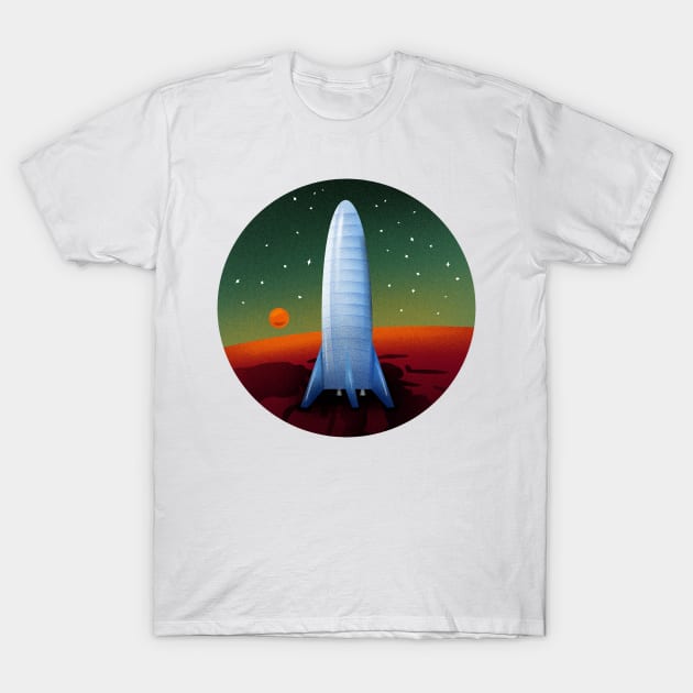 Space Rocket T-Shirt by HustleHardStore